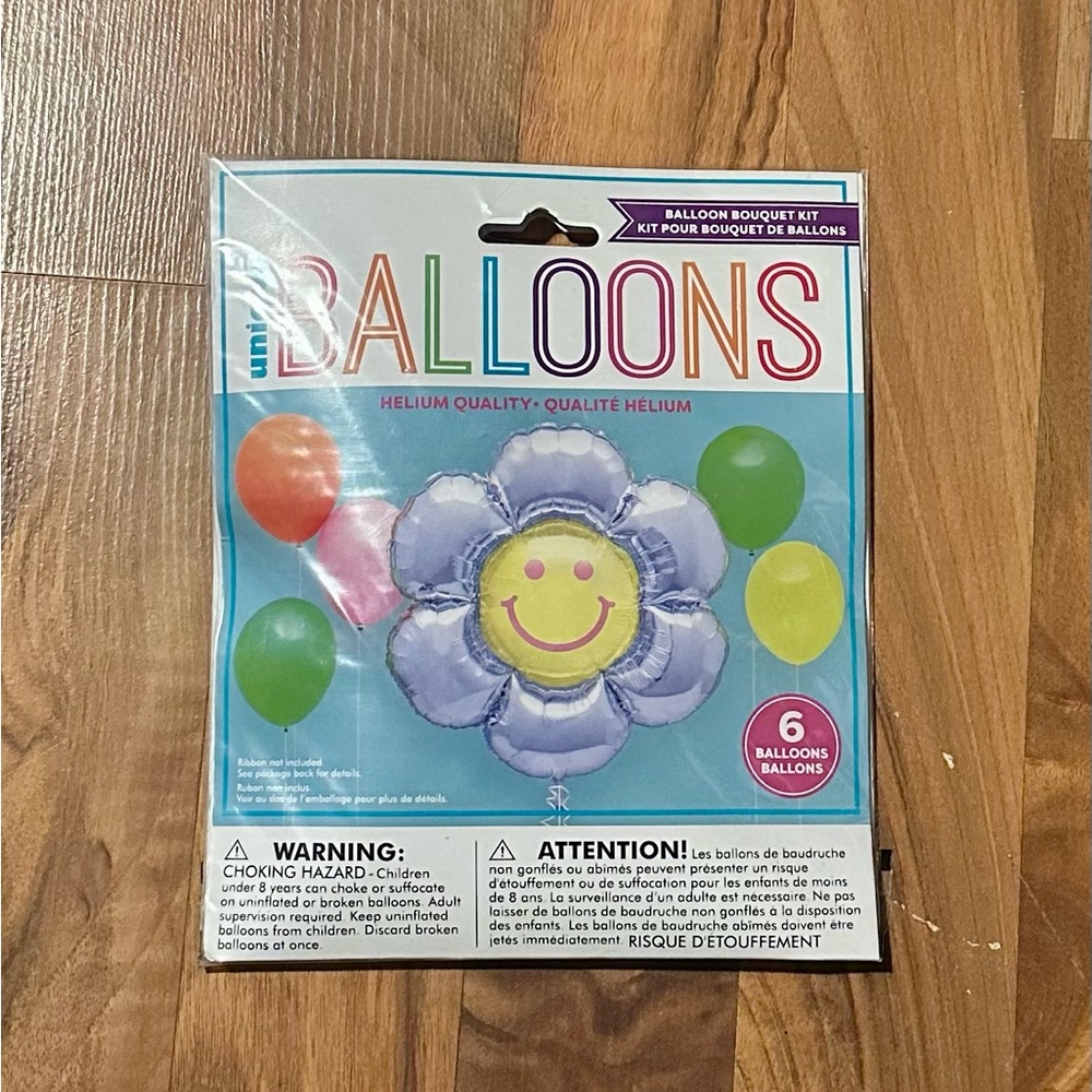 3D Foil Smiling Sunflower Balloon Bouquet